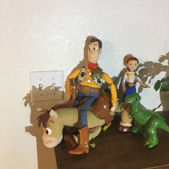 Disney Pixar Other - Woody, Bullseye, Rex, And Jessie From Toy Story Set